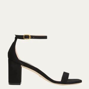 STUART WEITZMAN
Nudistcurve Suede Block-Heel Sandals